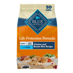 Blue Buffalo Life Protection Formula Natural Adult Large Breed Chicken and Brown Rice Dry Dog Food, 30 lbs.