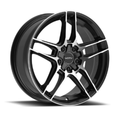 Motiv 18x7.5 5X108 434MB Matic Black Wheel Rim