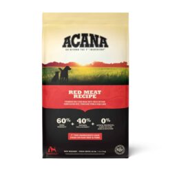 ACANA Grain-Free Red Meat Ranch-Raised Beef Yorkshire Pork Grass-Fed Lamb Dry Dog Food, 25 lbs.