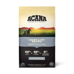 ACANA Grain-Free Light & Fit Chicken to support Healthy Weight Adult Dry Dog Food, 25 lbs.