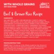 WholeHearted Beef & Brown Rice Recipe Pate with Whole Grains Wet Dog Food, 12.5 oz., Case of 12