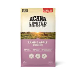ACANA Grain Free, Singles Limited Ingredient, High Protein, Lamb & Apple Dry Dog Food, 22.5 lbs.