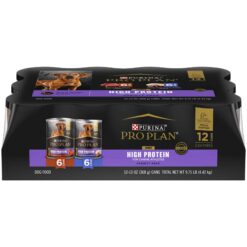 Purina Pro Plan Sport High Protein Wet Dog Food Variety Pack, (12) 13 oz. Cans