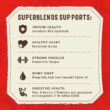 Stella & Chewy's SuperBlends Raw Coated Wholesome Grains Grass-Fed Beef, Beef Liver & Lamb Recipe Dry Dog Food, 21 lbs.