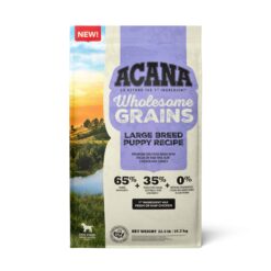 ACANA Wholesome Grains Large Breed Dry Puppy Food, 22.5 lbs.