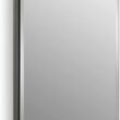 KOHLER CB-CLR1620FS Remodeler 16" W x 20" H Aluminum Single-Door Medicine Cabinet with Mirrored Door, Silver KOHLER CB-CLR1620FS Remodeler 16