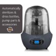 Baby Brezza Baby Bottle Sterilizer and Dryer Machine – Electric Steam Sterilization - Universal Fit - Pacifiers, Glass, Plastic, and Newborn Feeding Bottles, Charcoal - 3