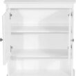 Spirich Home Bathroom Cabinet Wall Mounted with Doors, White Spirich Home Bathroom Cabinet Wall Mounted with Doors, Wood Hanging Cabinet with Doors and Shelves Over The Toilet, Bathroom Wall Cabinet White - 6