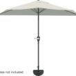 Pure Garden 9 Foot Half Round Patio Umbrella - 5