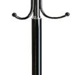 Kertnic Metal Coat Rack Stand with Natural Marble Base, Free Standing Hall Tree with 12 Hooks for Hanging Scarf, Bag, Jacket, Home Entry-way Hat Hanger Organizer (Black) - 9