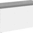 VASAGLE Shoe Bench, Shoe Storage Organizer with 6 Compartments and 3 Adjustable Shelves, Cushioned Seat, Compact and Narrow, for Entryway, Hallway, Closet, White and Gray ULHS23WT - 7