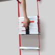 Hausse Retractable 3 Story Fire Escape Ladder, 25 Feet - 3