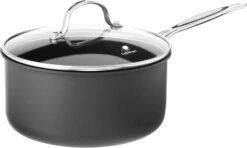 Cuisinart 6193-20 Chef's Classic Non-Stick 3-Quart Nonstick-Hard-Anodized, Saucepan w/Cover - 1