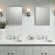 KOHLER CB-CLR1620FS Remodeler 16" W x 20" H Aluminum Single-Door Medicine Cabinet with Mirrored Door, Silver KOHLER CB-CLR1620FS Remodeler 16