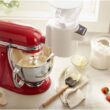 KitchenAid KSMSFTA Sifter + Scale Attachment, 4 Cup, White - 6