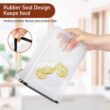 68 PCS Airtight Food Storage Containers With Lids BPA Free,Cereal Containers Storage for Kitchen Pantry Organization and Storage, Dishwasher safe,Include Labels Marker Spoon Set,Cereal, Flour Sugar - 2