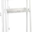 UTEX 3-Shelf Bathroom Organizer Over The Toilet, 3-Tier Shelf, Spacesaver (White) - 7