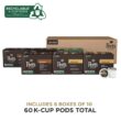 Peet's Coffee, Bestseller's Variety Pack Keurig Coffee Pods - Major Dickason's, Big Bang, French Roast, Café Domingo, Organic Alma De La Tierra, House Blend 60 Count (6 Boxes of 10 K-Cup Pods) - 2