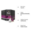 Peet's Coffee, Medium Roast Espresso Pods Compatible with Nespresso Original Machine, Cafe Inspired Ricchezza Intensity 8, 100 Count (10 Boxes of 10 Espresso Capsules) - 9