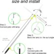 Plant Grow Light,yadoker LED Growing Light Full Spectrum for Indoor Plants,Height Adjustable, Automatic Timer, 5V Low Safe Voltage,Idea for Large Plant Light, 2 Pack - 6