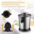 Homeleader Electric Citrus Juicer, Lemon Squeezer with Stainless Steel, Black Homeleader Electric Citrus Juicer, Lemon Squeezer with Stainless Steel, Orange Squeezer with Two Cones, Powerful Motor for Grapefruits, Orange and Lemon, Black - 6