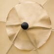 Sunnyglade 7.5' Patio Umbrella Outdoor Table Market Umbrella with Push Button Tilt/Crank, 6 Ribs (Tan) Sunnyglade 7.5' Patio Umbrella Outdoor Table Market Umbrella with Push Button Tilt/Crank, 6 Ribs (Tan) - 5