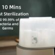 Bottle Sterilizer and Dryer, Fast Electric Steam Sterilizer and Dryer for Baby Bottles Pacifier Breast Pump, Dries Faster Large Capacity Holds 6 Bottles, LED Display Auto-Off Baby Bottle Washer - 5