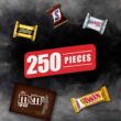 Assorted SNICKERS, M&M'S, TWIX, MILKY WAY & 3 MUSKETEERS Mixed Chocolate Bulk Halloween Candy - 77.63oz/250 Pieces