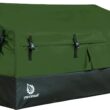 YardStash Outdoor Storage Box (Waterproof) - Heavy Duty, Portable, All Weather Tarpaulin Deck Box - Protects from Rain, Wind, Sun & Snow - Perfect for the Boat, Yard, Patio, or Camping – XL Green - 1