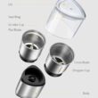 SHARDOR Coffee Grinder Electric Herb/Wet Grinder for Spices and Seeds with 2 Removable Stainless Steel Bowls, Silver - 7
