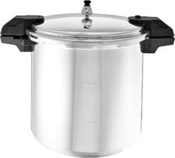 Mirro Pressure Cooker, 22 Quart, Silver - 1