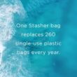 Stasher Reusable Silicone Storage Bag, Food Storage Container, Microwave and Dishwasher Safe, Leak-free, Bundle 4-Pack, Rainbow - 6