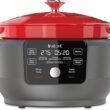 Instant Pot Electric Round Dutch Oven,6-Quart 1500W,From the Makers of Instant Pot,5-in-1: Braise,Slow Cook,Sear/Sauté,Food Warmer,Cooking Pan,Enameled Cast Iron,Included Recipe Book,Red - 1