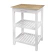 Casual Home Sunrise (Small) with Solid Harvest Hardwood Top Kitchen Island, 22.75