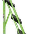 Cosco 11408GNF1E, Green Three Big Folding Step Stool with Rubber Hand Grip - 6