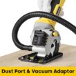 Mini Circular Saw, ENVENTOR 4.8A Electric Circular Saw Corded with Laser Guide, 4000RPM, 3 Saw Blades 3-3/8