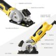 Mini Circular Saw, ENVENTOR 4.8A Electric Circular Saw Corded with Laser Guide, 4000RPM, 3 Saw Blades 3-3/8