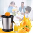 Homeleader Electric Citrus Juicer, Lemon Squeezer with Stainless Steel, Black Homeleader Electric Citrus Juicer, Lemon Squeezer with Stainless Steel, Orange Squeezer with Two Cones, Powerful Motor for Grapefruits, Orange and Lemon, Black - 9