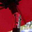 Sunnyglade 9' Patio Umbrella Outdoor Table Umbrella with 8 Sturdy Ribs (Red) - 2