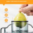 Juicer with 800W Motor, GDOR Juicer Machine with 3” Feed Chute, BPA-Free, White Juicer with 800W Motor, GDOR Juicer Machine with 3” Feed Chute, Dual Speeds Juice Maker for Fruits and Veggies, Anti-Drip Function Centrifugal Juicer, Include Cleaning Brush, BPA-Free, White - 3