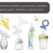 Baby Brezza 4 in 1 Baby Bottle Sterilizer Machine – Largest Capacity Electric Steam Sterilization – Pacifiers, Breast Pump Parts + Universal Sterilizing for All Bottles: Plastic, Glass, Large, Small - 2