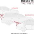 Allen Sports Deluxe Trunk Mount 3-Bike Carrier, Model 103DN-R, Black - 5