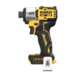 DEWALT 20V MAX XR Impact Driver, Brushless, 1/4", 3-Speed, Bare Tool Only (DCF845B), Yellow, Black