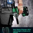 KIMO Cordless Impact Wrench, 3000 RPM & Max Torque 350 ft-lbs (475N.m), 1/2 Impact Gun with 3.0Ah Li-ion Battery, 7 Drive Impact Sockets, 3 Inch Extension Bar, 1 Hour Fast Charger,1/2 Impact Driver - 8