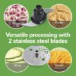 Hamilton Beach Big Mouth Duo Plus 12 Cup Food Processor & Vegetable Chopper with Additional Mini 4 Cup Bowl, Black (70580) - 4