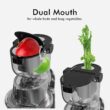 SiFENE Cold Press Whole Slow Masticating Juicer, Easy-Clean, High Yield Fruit & Veg Juice, BPA-Free, Gray SiFENE Cold Press Juicer Machines, Big Mouth 83mm Opening Whole Slow Masticating Juicer, Easy-Clean Juice Extractor Maker For Full-Bodied Fruit & Veg Juice, High Yield, BPA-Free, Gray - 2