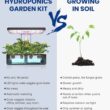 iDOO Hydroponics Growing System, 12pods Indoor Garden Plant Germination Kit with LED Grow Light, Auto Timer, Fan, Adjustable Height Hydrophonic Planter Gardening Gift Harvest Green - 2