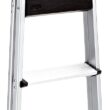 Rubbermaid RMA-3 3-Step Lightweight Aluminum Step Stool with Project Top, 225-pound Capacity - 3