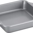 Farberware Nonstick Steel Bakeware Set with Cooling Rack, Baking Pan and Cookie Sheet Set with Nonstick Bread Pan and Cooling Grid, 10-Piece Set, Gray - 3
