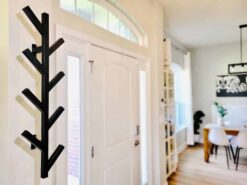 PREMIUM RACKS Coat Rack & Hat Rack - Modern Design - Wall Mounted - Stylish - (Black) - 1